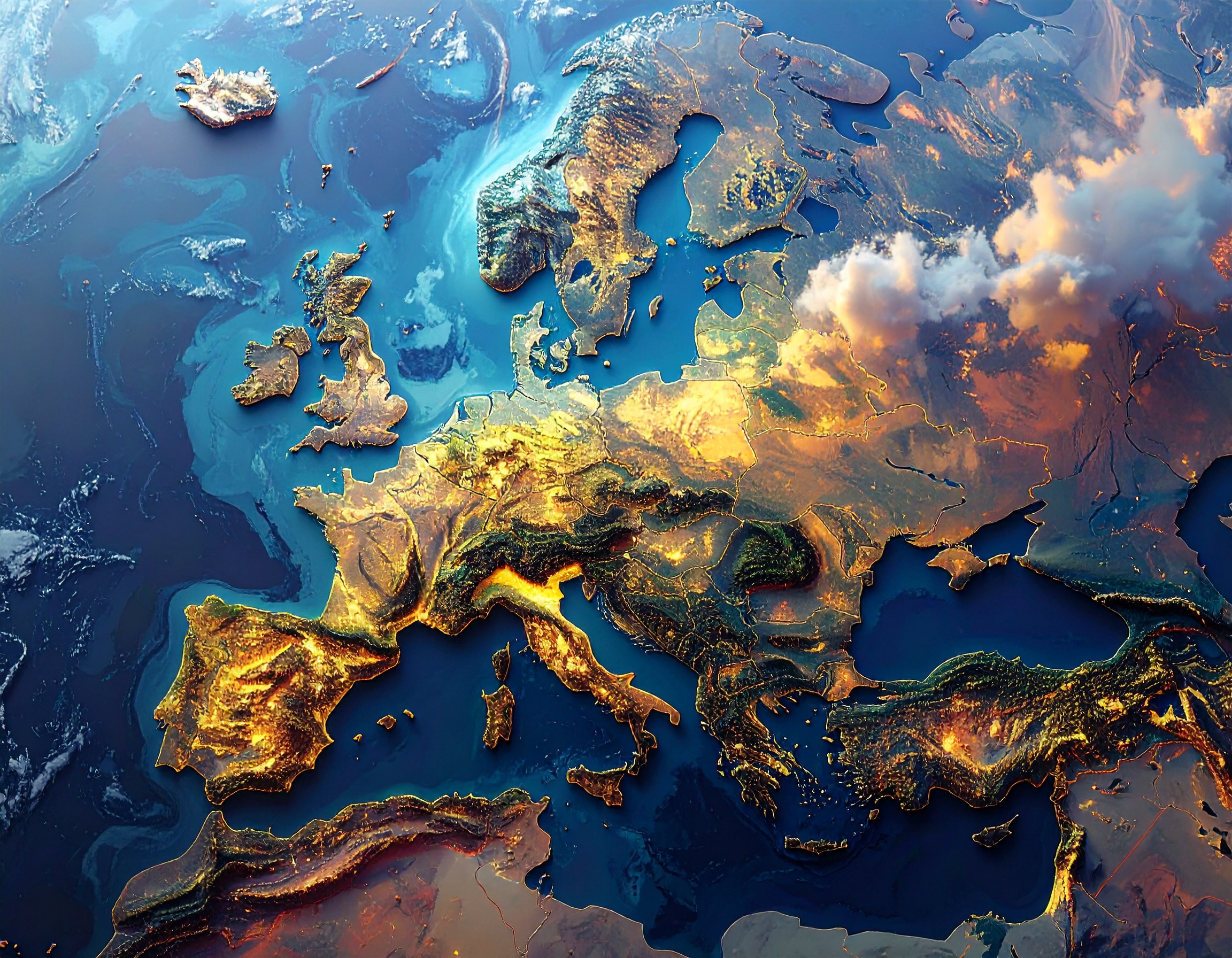 Europe map